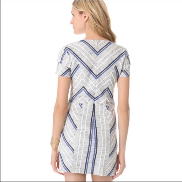 REBECCA MINKOFF • STRIPED PATTERN DRESS - Picture 3 of 9